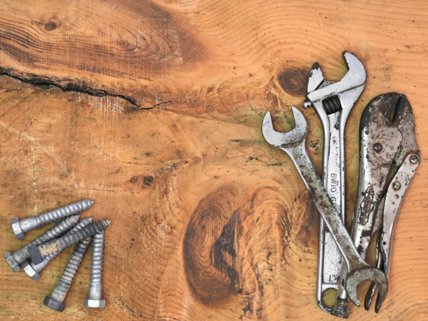 Adjustable Wrench & Locking Pliers Kit